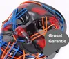 Halloween Maske Purge LED blau/rot mix - Kostümmaske Produktbild-Vorschau 2
