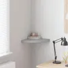 vidaXL Eck-Schweberegal Betongrau 35x35x3,8 cm MDF Produktbild-Vorschau 2