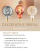 Eglo LED Spiral Filament A75 Birne 4W = 25W E27 Gold 245lm Produktbild-Vorschau 5