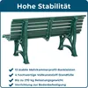 Banc Helgoland, 150 cm, vert Plastique vert foncé Voir les images du produit 12