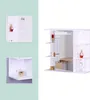 Armoire de toilette Relaxdays, 6 étagères, 2 compartiments Voir les images du produit 5