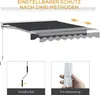 Outsunny Gelenkarmmarkise 2,5 x 2 m Elektrische Markise mit Produktbild-Vorschau 4