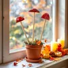 Décoration en grès Champignon à planter dans le jardin 24 x Voir les images du produit 4