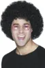 Bequeme schwarze Afro-Perücke für Erwachsene Produktbild-Vorschau 3