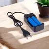Akku Ladegerät Li Ion Akkus 6000 mAh Set 2x Akku Doppel Produktbild-Vorschau 5