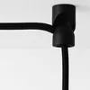 3er PACK I Porzellan Retro Kabelhalter Hook I schwarz Produktbild-Vorschau 1