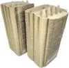 Two stacks of cardboard egg cartons against a white background. Produktbild-Vorschau