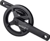 Manopole Force Nine 1.6 AL 152 mm con  da 32 denti, nero Anteprima dell’immagine prodotto 1