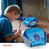 Boombox avec lecteur CD, radio FM et autocollants Bleu Voir les images du produit 9