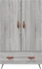[Home] Highboard Grau Sonoma 69,5x31x115 cm Holzwerkstoff , Produktbild-Vorschau 6