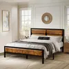 Letto matrimoniale VECELO, 140x200 cm, struttura in metallo Anteprima dell’immagine prodotto 3
