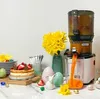 A festive Easter display featuring a cake, juicer, and decorative eggs. Produktbild-Vorschau