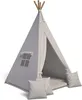 Best For Kids Spielzelt Tipi Sterne Grau Zelt Indianer Produktbild-Vorschau 1