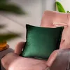 NANTU obliečka na vankúšik z imitácie zamatovo zelenej Náhľad obrázku produktu 6