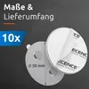ECENCE Rauchmelder Magnethalter 10 Stück selbstklebend Ø Produktbild-Vorschau 4