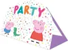 Peppa Pig 8 Einladungskarten & Umschläge Produktbild-Vorschau 2