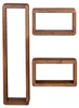 Design Wandregal 3er Set BOHA Massiv Holzregale Sheesham Produktbild-Vorschau 6