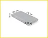 Couvercle Hailo 1081849 gris foncé 232 x 470 x 46 mm Voir les images du produit 8