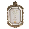 Clayre & Eef Bilderrahmen 10x15 cm Goldfarbig Polyresin Produktbild-Vorschau 1
