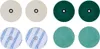 Four different types of polishing pads are arranged in a 2x2 grid on a white background. Náhľad obrázku produktu