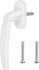 Alu-Fenstergriff-in-Weiss-RAL-9016---Stiftlaenge-45mm Produktbild-Vorschau
