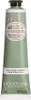 A product shot of a L'Occitane hand cream tube. Náhled obrázku produktu