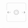 Unitec WIFI Touch Dimmer weiß Glasoptik, Tuya-App, Produktbild-Vorschau 1