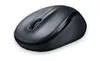 A black Logitech wireless mouse is shown from a slightly elevated angle against a white background. Produktbild-Vorschau