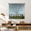 MuchoWow® Wandteppich Wandbehang Schaf - Baum - Nebel 90x90 Produktbild-Vorschau 6