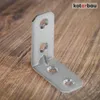 KOTARBAU® 100er Set Winkelverbinder 35 x 35 x 16 x 2 mm mit Produktbild-Vorschau 2