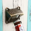 Vintage Bronze Wandmontierte Weinbier Soda Flaschenkappe Produktbild-Vorschau 2