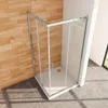AICA 80x80x185cm 5mm ESG Eckeinstieg Schiebetür eckdusche Produktbild-Vorschau 3