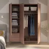 Forte SHERBROOKE Kleiderschrank 150 160, Skandi-Stil, Produktbild-Vorschau 8