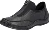 Rieker Damen Echtleder Slipper schwarz, Damen:39 EU Produktbild-Vorschau 13