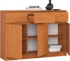 Kommode AKORD K140 Erle 138 cm 3 Türen 3 Schubladen 6 Produktbild-Vorschau 2