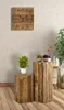 Soma Blumensäule 27x27 H50 o. 73cm Blumen Hocker Holz Produktbild-Vorschau 9