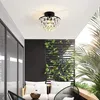 Kristall LED Deckenlampe, Gold, Ø25 cm, Modernes Wasserfall Produktbild-Vorschau 6