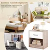 COSTWAY Nachttisch mit Schublade & offenem Fach, kleiner Produktbild-Vorschau 6