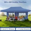 COSTWAY Pavillon 3x6m, Faltpavillon mit 6 abnehmbaren Produktbild-Vorschau 2