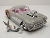 Jada Toys 253255041 Chevrolet Corvette 1957 szary z figurką Podgląd zdjęcia produktu 8