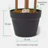 HOMESCAPES Umělý strom zelený bambus v květináči, 155 cm Náhled obrázku produktu 3