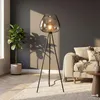 home24 Stehleuchte - Rauchglas / Eisen - 1-flammig Produktbild-Vorschau 1