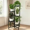 5-Tier Blumentreppe Pflanzenständer Metall Blumenständer Produktbild-Vorschau 2
