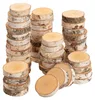 Kleine 8 cm Baumscheiben 50er Pack zum Holz-Deko Basteln Produktbild-Vorschau 2