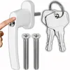 Fenstergriff abschließbar Fenstergriff mit Schlüssel Metall Produktbild-Vorschau 1