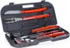 A barbecue tool set in an open black case. Anteprima dell’immagine prodotto