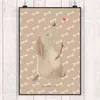 Mr. & Mrs. Panda Bild Hund Liebe DIN A4 - Hundeglück - Produktbild-Vorschau 2