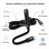 240W USB-C Schnellladekabel mit integriertem Handyhalter – Produktbild-Vorschau 3