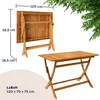 Casaria® Set di Mobili da Giardino 5 Pezzi Modello 2026 Anteprima dell’immagine prodotto 5