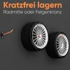 𝗗𝗢𝗥𝗙𝗘𝗥 Halterung Wand I 4er Set Wandhalterung Garage Produktbild-Vorschau 5